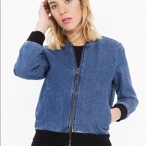 EuC American Apparel bomber jacket